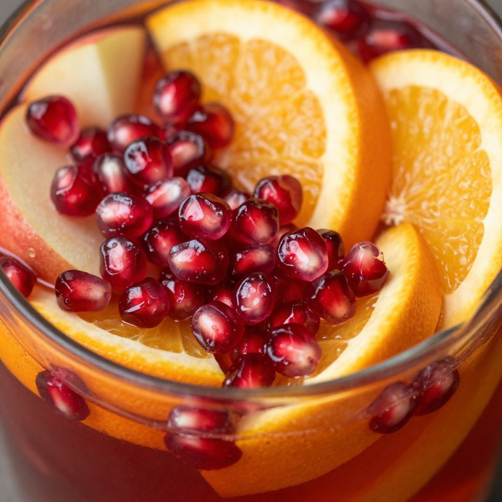 Winter Sangria Preparation