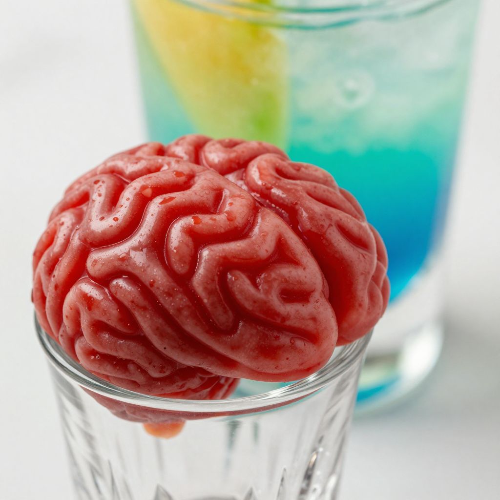 Zombie Brain Shot Step by Step